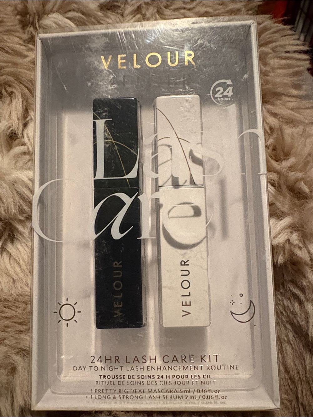 Velour 24HR Lash Care Kit - Black & White Mascara Duo